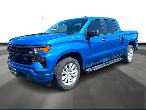 Glacier Blue Metallic 2022 Chevrolet Silverado 1500 Custom