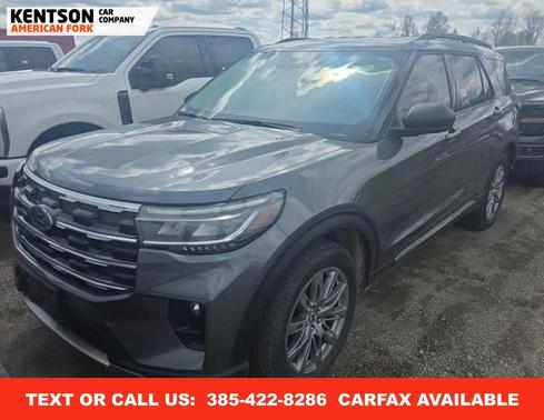 Carbonized Gray Metallic 2025 Ford Explorer Active