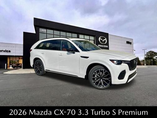 Rhodium White Premium 2026 Mazda CX-70 3.3 Turbo S Premium
