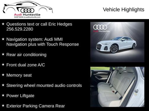 Glacier White Metallic 2026 Audi A6 Premium quattro S tronic