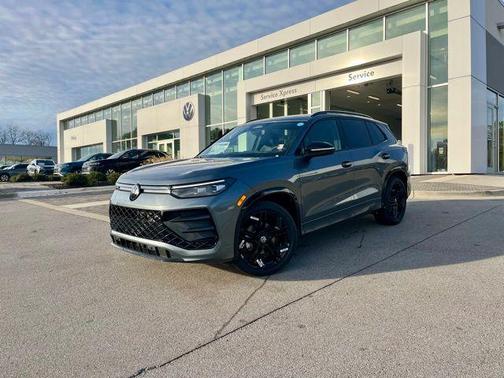 Platinum Gray Metallic 2026 Volkswagen Tiguan 2.0T SE R-Line Black