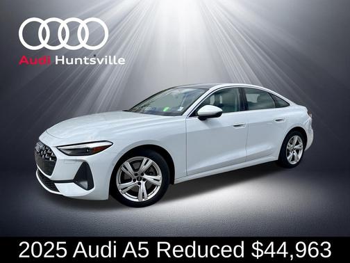Glacier White Metallic 2025 Audi A5 Premium TFSI quattro S tronic