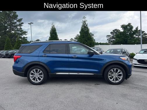 Blue Metallic 2020 Ford Explorer Limited