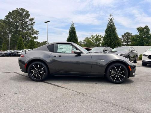 Machine Gray Metallic 2026 Mazda MX-5 Miata RF Grand Touring