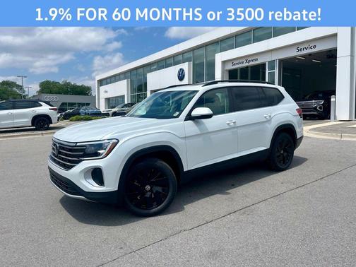 opal white pearl 2026 Volkswagen Atlas 2.0T SE w/Technology