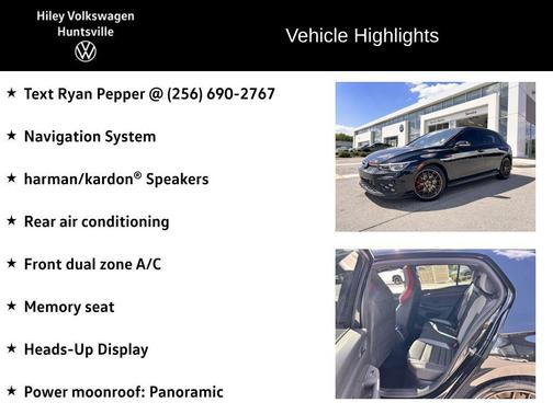 Mythos Black Metallic 2024 Volkswagen Golf GTI 2.0T S DSG