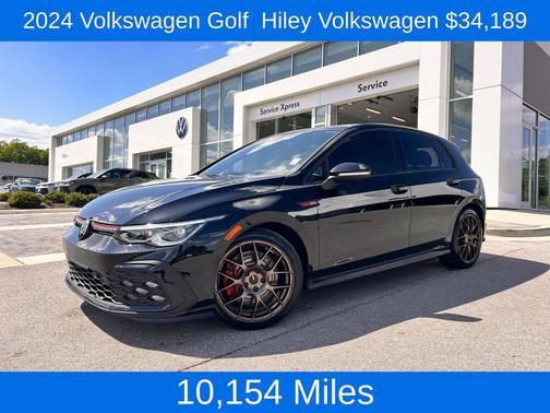Mythos Black Metallic 2024 Volkswagen Golf GTI 2.0T S DSG