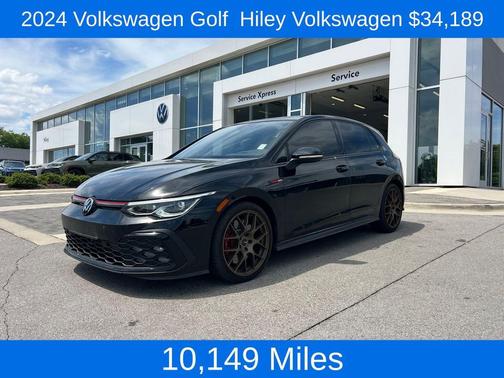 Mythos Black Metallic 2024 Volkswagen Golf GTI 2.0T S DSG