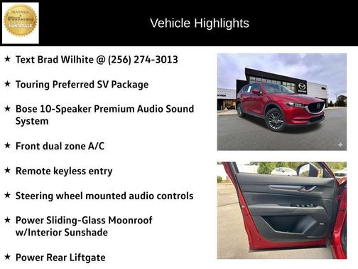 Soul Red Crystal Metallic 2021 Mazda CX-5 Touring