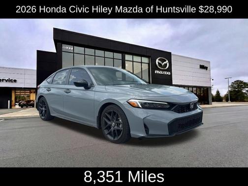 Gray 2026 Honda Civic Sport