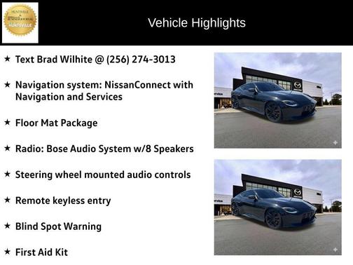 Black Diamond Pearl 2024 Nissan Z Performance Auto