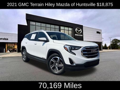 Summit White 2021 GMC Terrain SLT