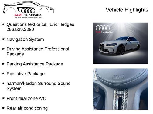 Brooklyn Gray Metallic 2022 BMW M3 Competition xDrive