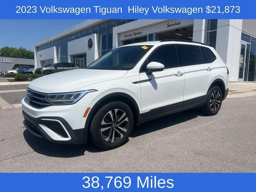 Pure White 2023 Volkswagen Tiguan 2.0T S