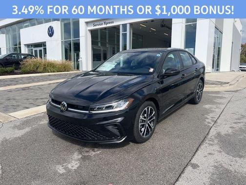 Deep Black Pearl 2026 Volkswagen Jetta 1.4T S