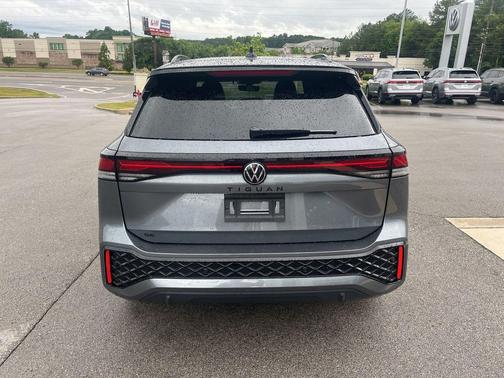 platinum gray metallic 2026 Volkswagen Tiguan 2.0T SE R-Line Black