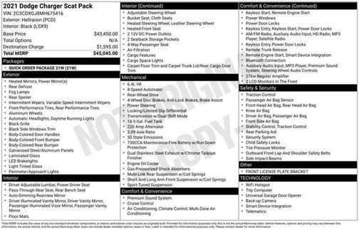 2021 Dodge Charger R/T Scat Pack