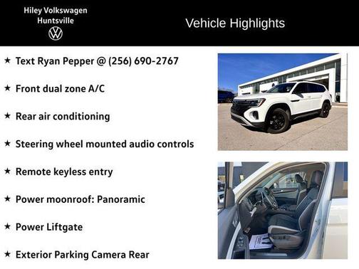 2025 Volkswagen Atlas 2.0T Peak Edition