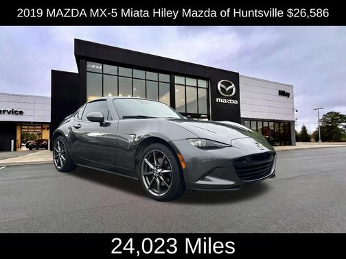 Machine Gray Metallic 2019 Mazda MX-5 Miata RF Grand Touring