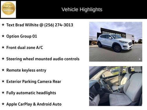 Dazzling White 2019 Hyundai TUCSON SE