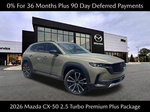 zircon sand metallic 2026 Mazda CX-50 2.5 Turbo Premium Plus Package