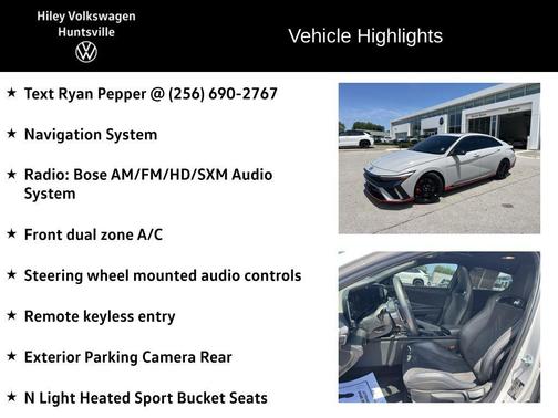 Cyber Gray 2025 Hyundai ELANTRA N Base
