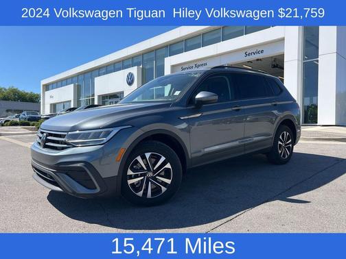 Platinum Gray Metallic 2024 Volkswagen Tiguan 2.0T S