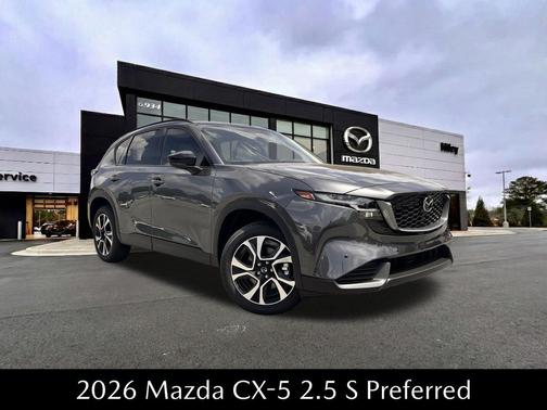 Machine Gray Metallic 2026 Mazda CX-5 2.5 S Preferred Package