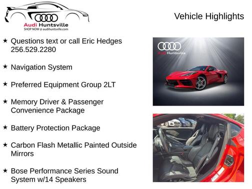 Torch Red 2024 Chevrolet Corvette Stingray w/2LT