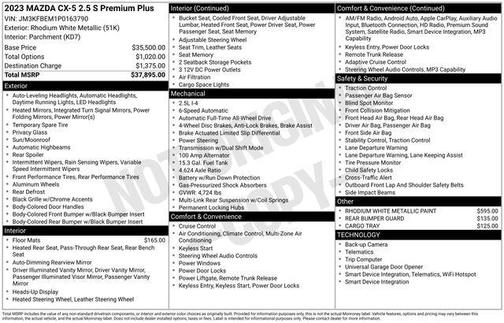 2023 Mazda CX-5 2.5 S Premium Plus Package