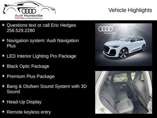 Glacier White Metallic 2025 Audi SQ5 3.0T Premium Plus