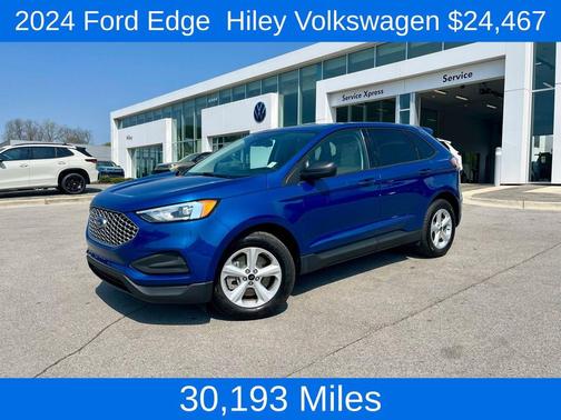 Blue Metallic 2024 Ford Edge SE
