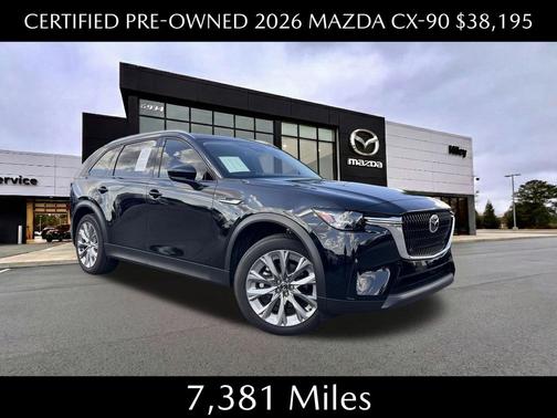 Jet Black Mica 2026 Mazda CX-90 3.3 Turbo Preferred