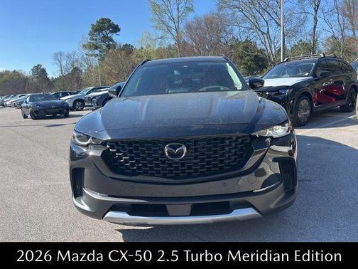 Jet Black Mica 2026 Mazda CX-50 2.5 Turbo Meridian Edition