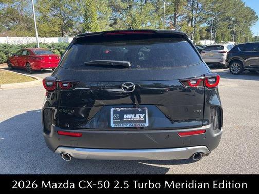Jet Black Mica 2026 Mazda CX-50 2.5 Turbo Meridian Edition