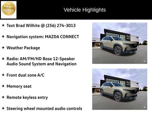 Zircon Sand Metallic 2025 Mazda CX-50 2.5 Turbo Premium Package