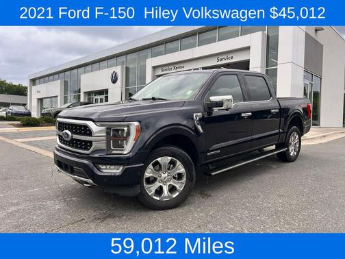 Agate Black Metallic 2021 Ford F-150 Platinum