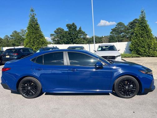 Blue 2025 Toyota Camry SE