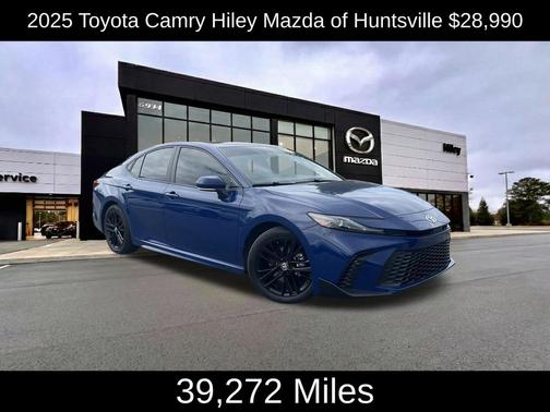 Blue 2025 Toyota Camry SE