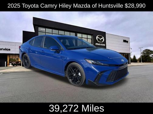 Blue 2025 Toyota Camry SE