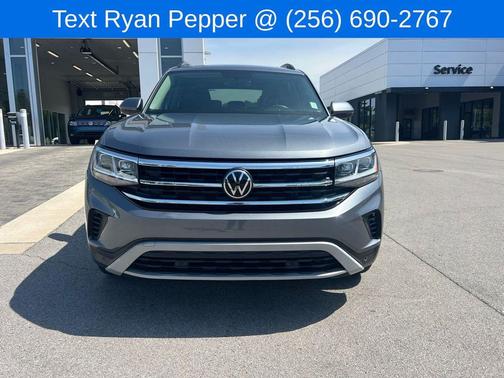 Platinum Gray Metallic 2022 Volkswagen Atlas 3.6L SE w/Technology