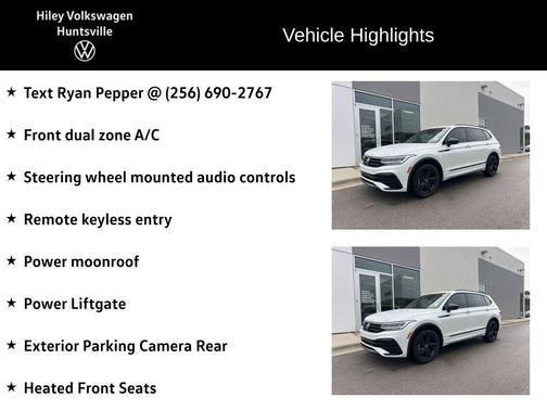 Opal White Pearl 2024 Volkswagen Tiguan 2.0T SE R-Line Black