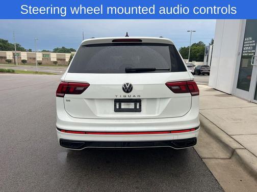 Opal White Pearl 2024 Volkswagen Tiguan 2.0T SE R-Line Black