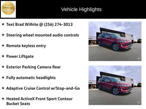 Red Metallic 2020 Ford Escape SEL