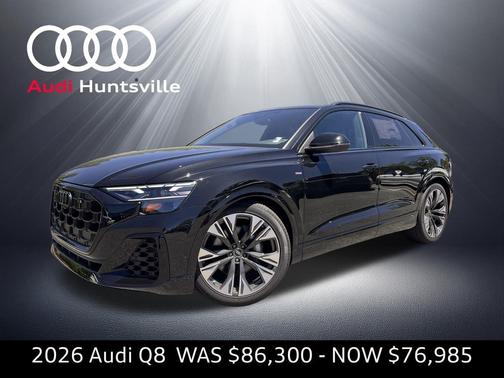 Mythos Black Metallic 2026 Audi Q8 55 Premium Plus