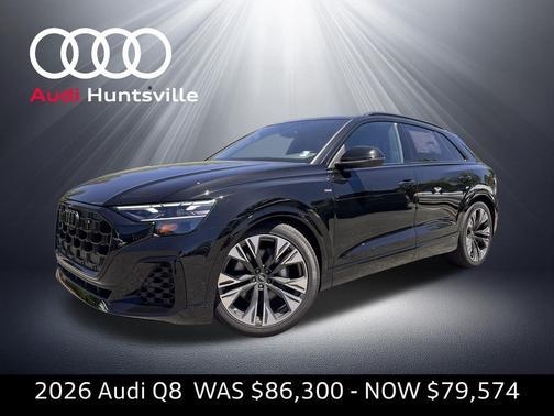 Mythos Black Metallic 2026 Audi Q8 55 Premium Plus