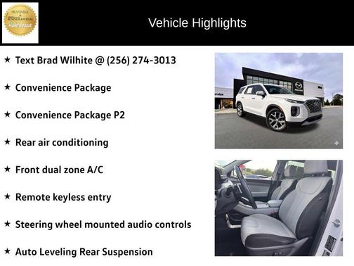 Hyper White 2021 Hyundai PALISADE SEL