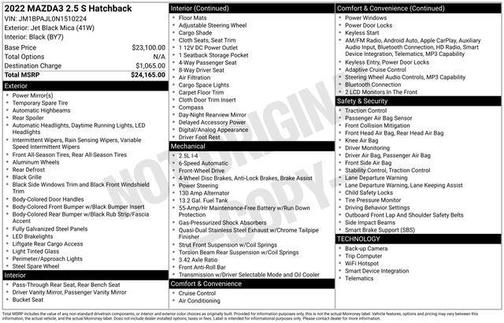 2022 Mazda Mazda3 FWD