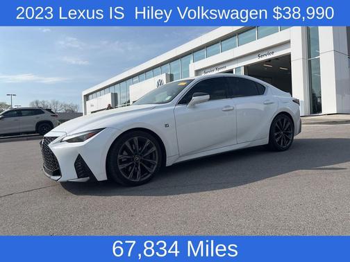 White 2023 Lexus IS 350 Base