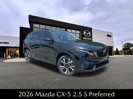 Jet Black Mica 2026 Mazda CX-5 2.5 S Preferred Package